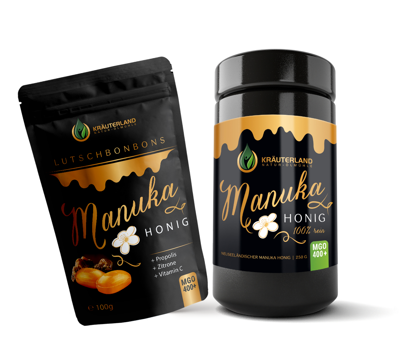 Set Manuka Honig MGO400+ 250g & Bonbons 100g