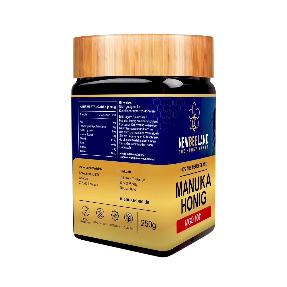 Manuka Honig MGO 100 Nährwerte