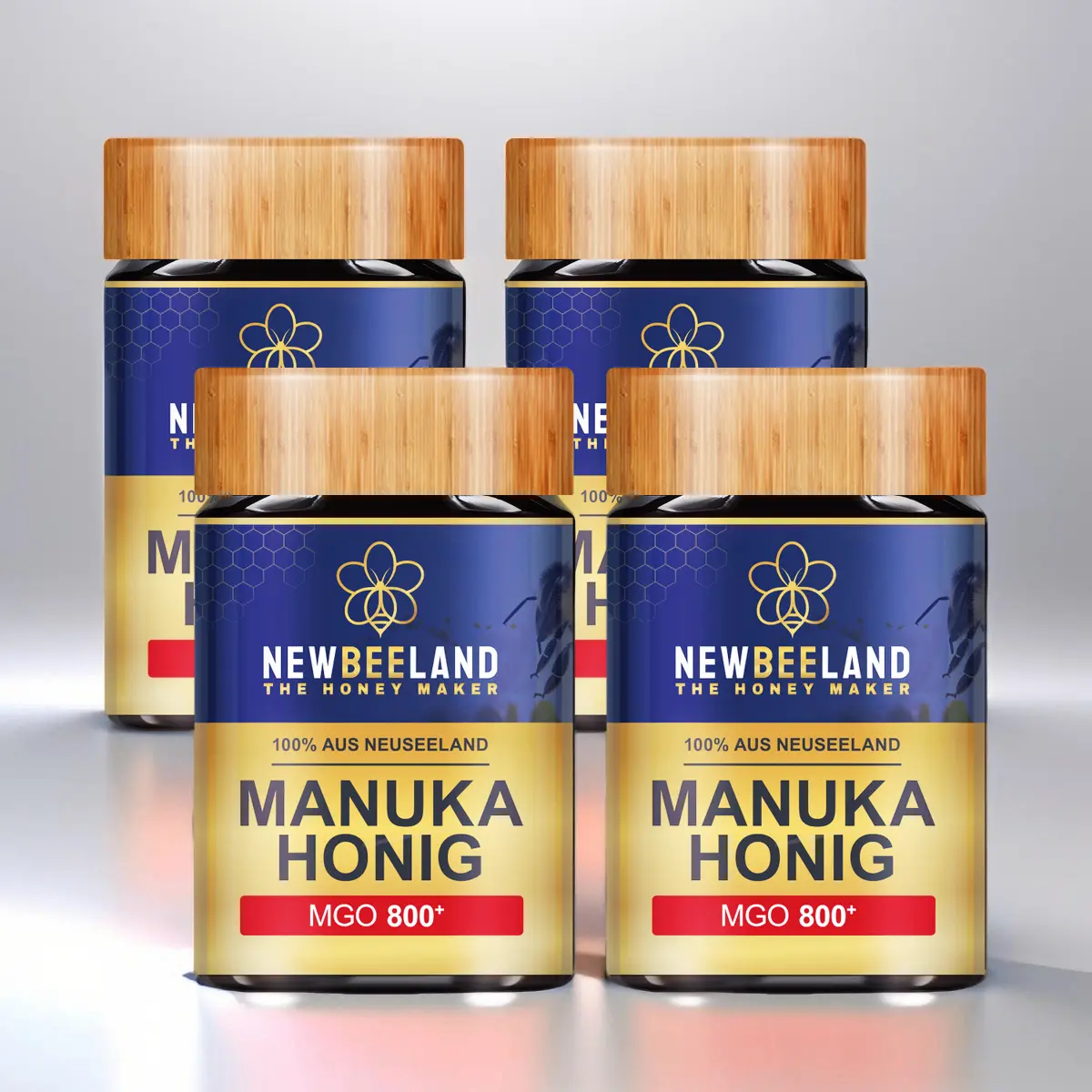 Manuka Honig 800 MGO 1000g Newbeeland