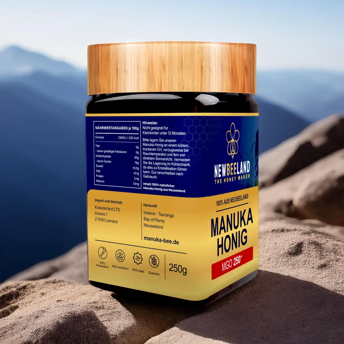 Manuka Honig 250 MGO Naehrwerte