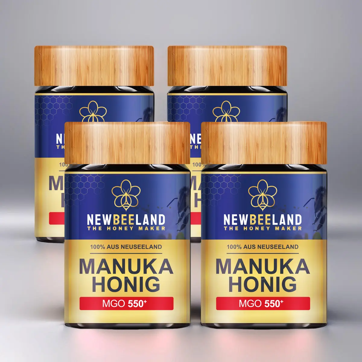 Manuka Honig 550 MGO 1000g Newbeeland