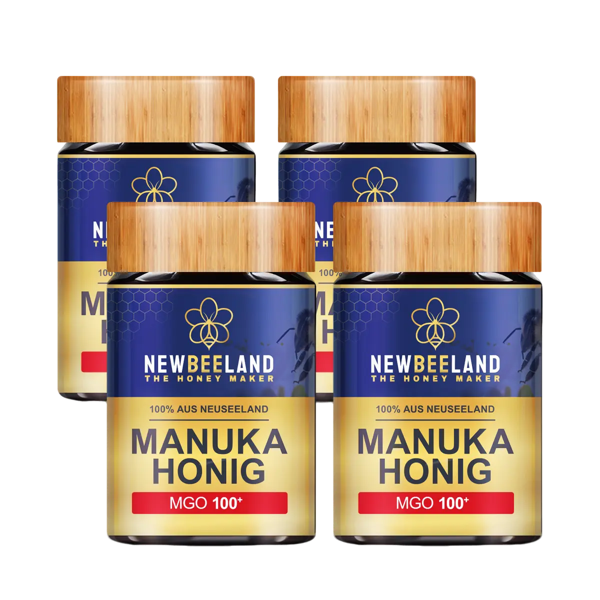 Manuka Honig MGO 100+ 1000g (4x250g)