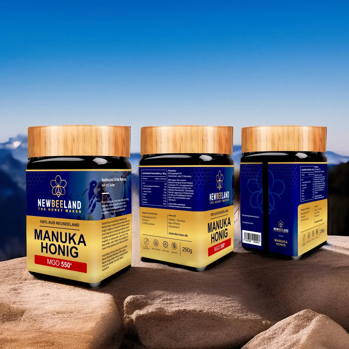 Manuka Honig MGO 550 3 Seiten