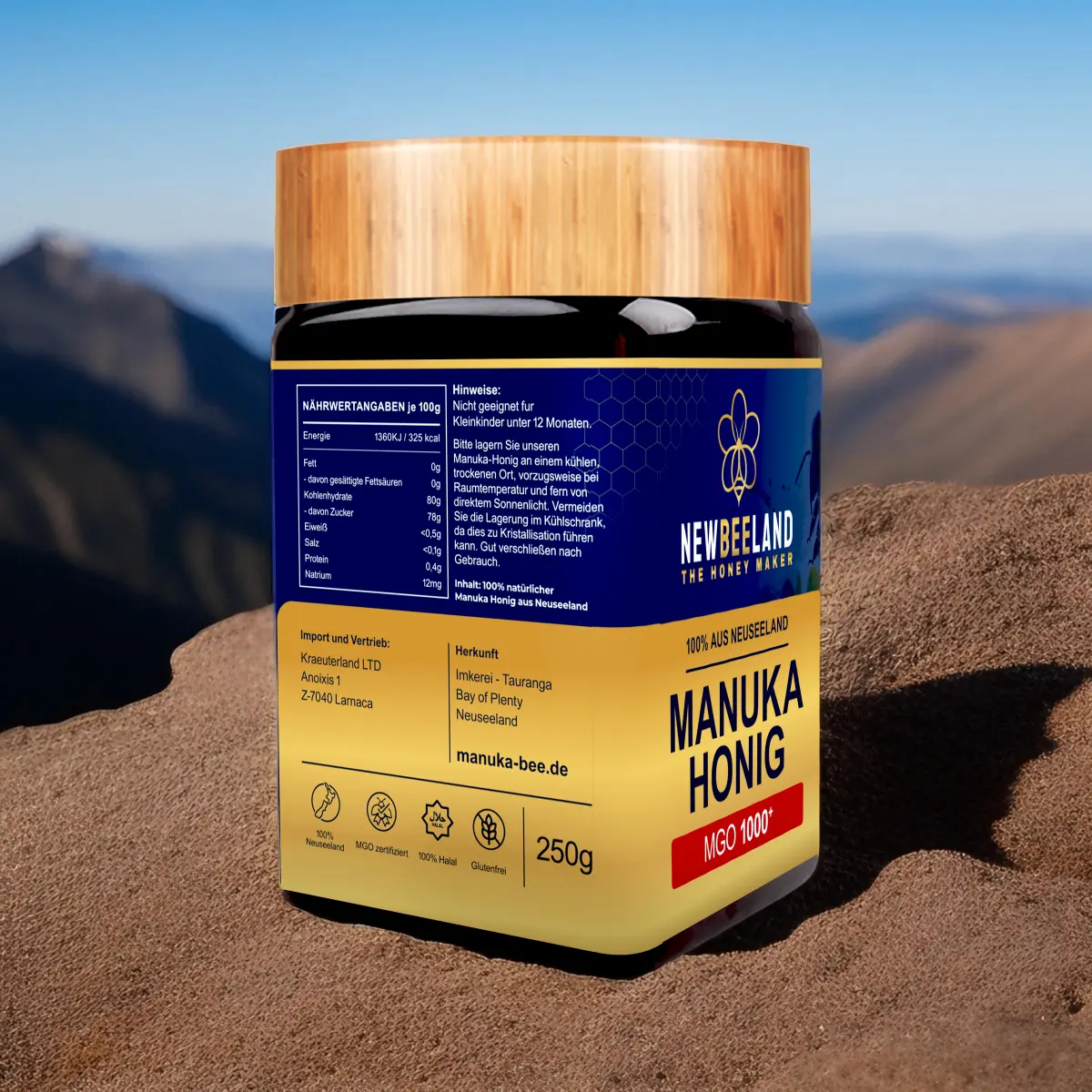 Manuka Honig MGO1000 naehrwert